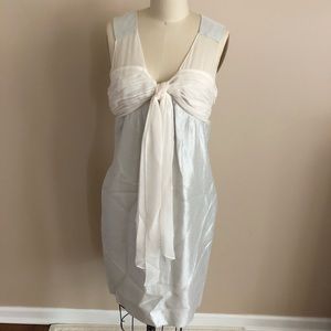 Silk and Metallic Occassion Dress